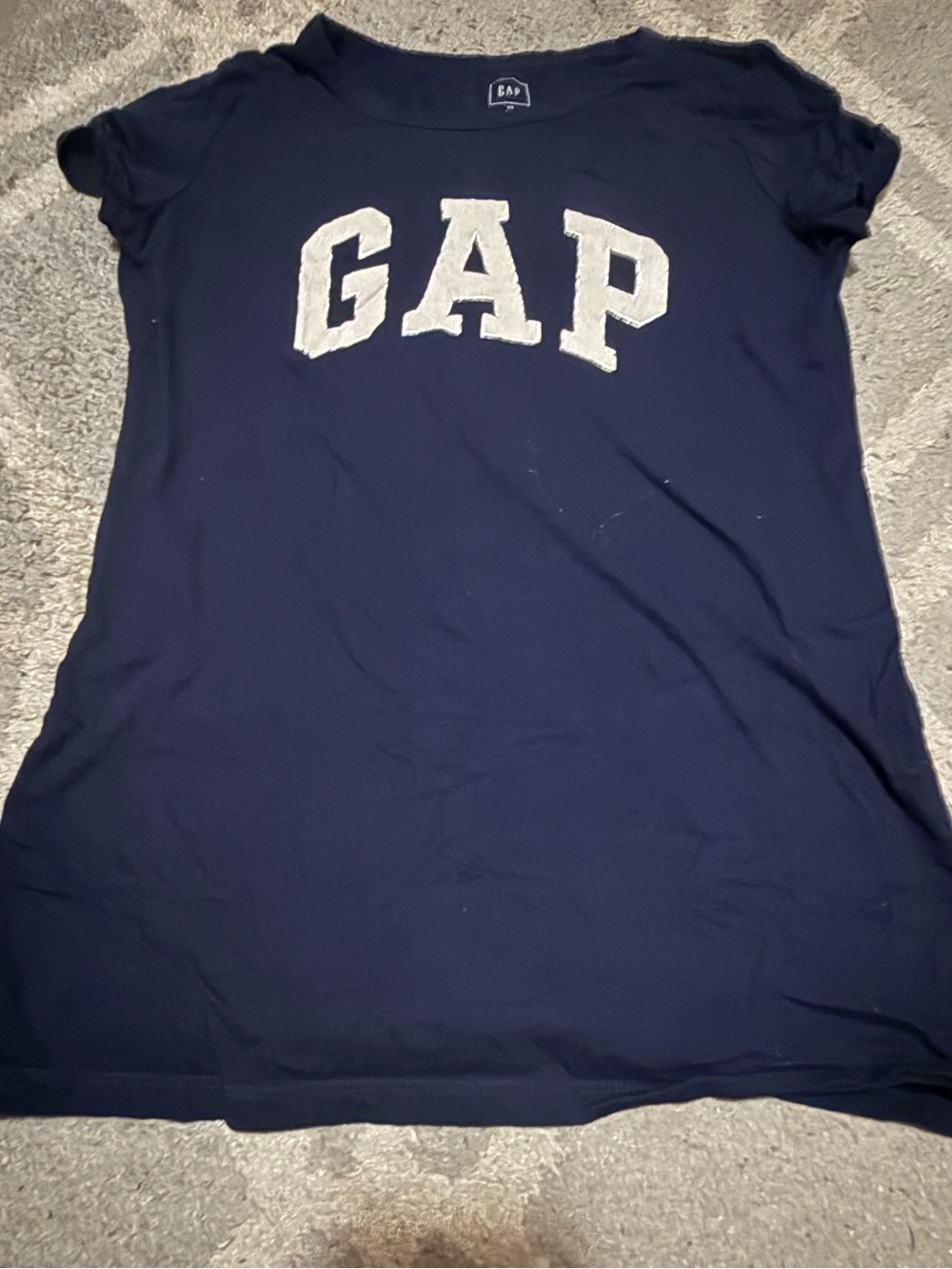 GAP Black Logo Crewneck Tee